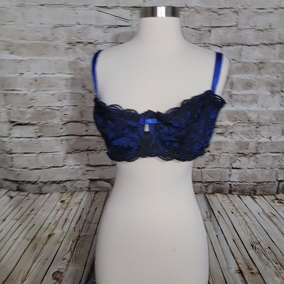 Adore Me Other - Adore Me Bra Size 38DDD Blue/Black
